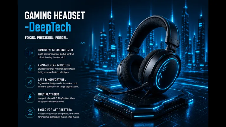 Gaming-headset på djupet 2026 - element, soundstage, mikrofon, trådlöst och ANC
