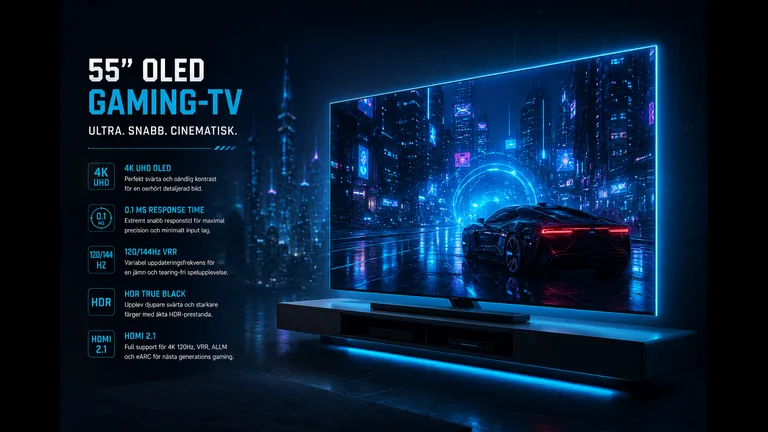 Tekniken bakom gaming-TV 2026 - QD-OLED, WOLED och QLED-panelernas arkitektur, ljusstyrka, burn-in och VRR