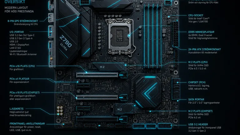 Moderkort 2026 — AM5 + LGA1851 chipset-guide | GamerRigg