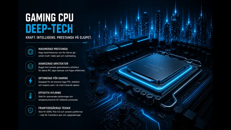 Tekniken bakom gaming-CPU 2026 - chiplets, IPC, process-nod, hybrid-kärnor och boost-klockor