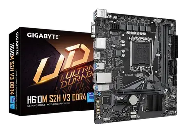 Gigabyte H610M S2H V3 DDR4 - Bästa budget Gaming-moderkort 2026 - betyg 7.5/10
